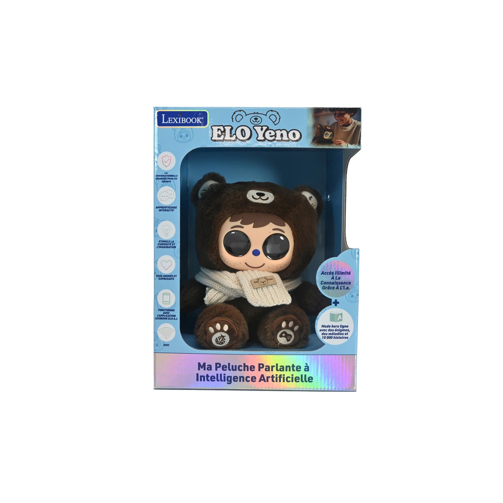 Lexibook Peluche Interactive Parlante à Intelligence Artificielle ELO Yeno