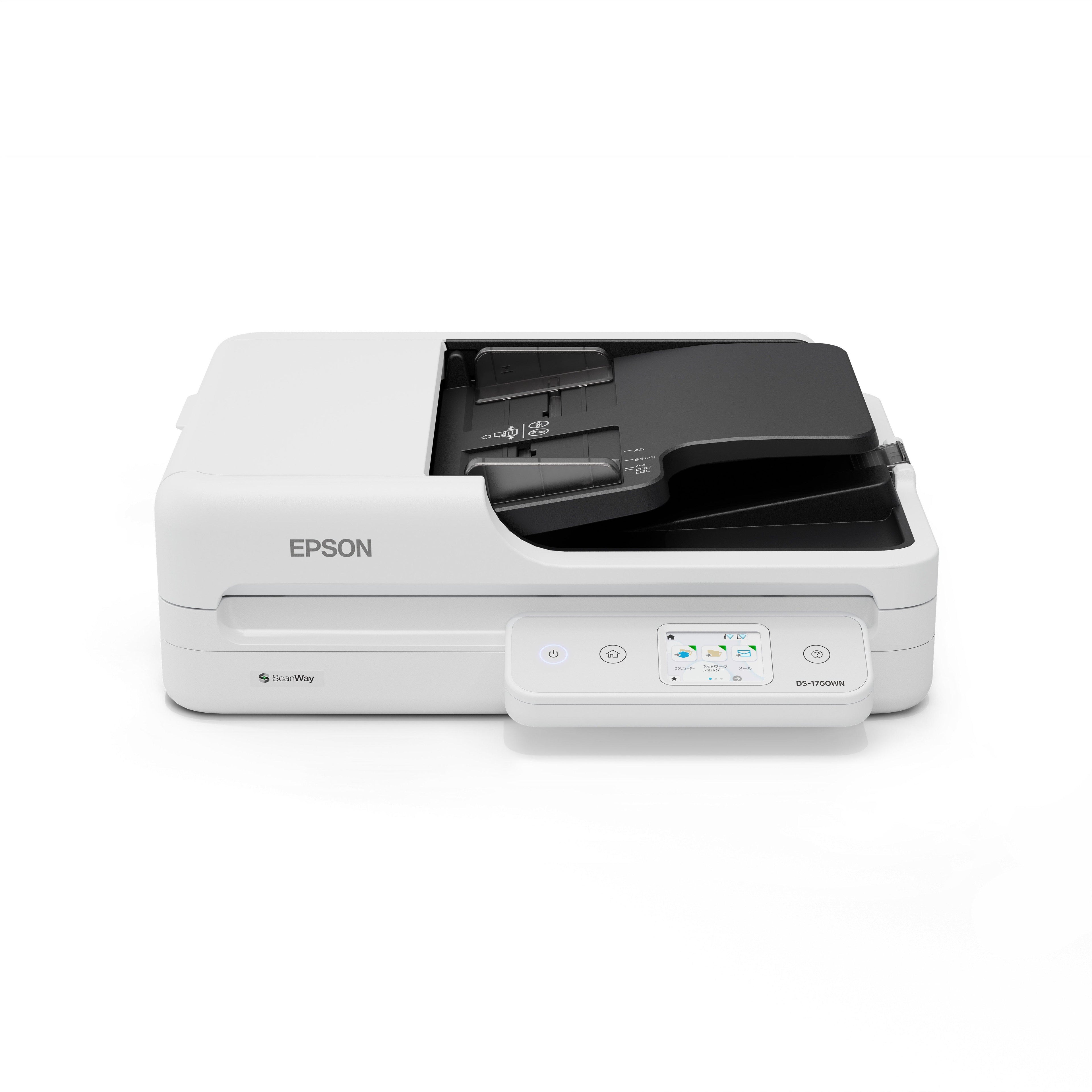 Epson WorkForce DS-1760WN Scanner à plat et chargeur automatique 1200 x 1200 DPI A4 Noir, Blanc