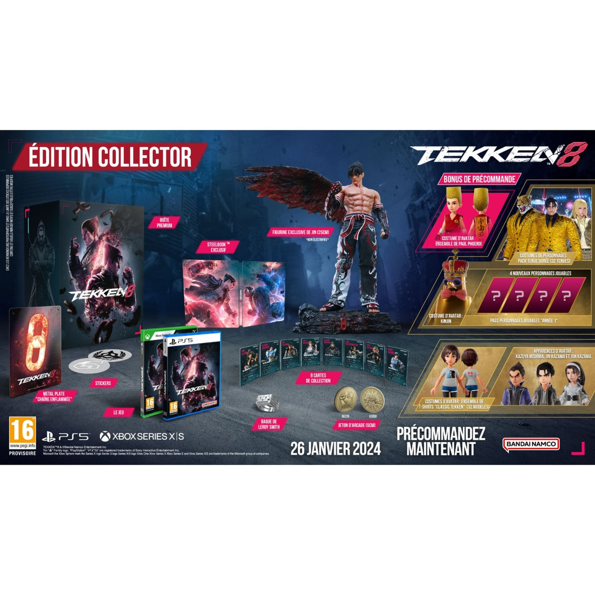 Bandai Jeu TEKKEN 8 COLLECTOR XBOX SERIES X
