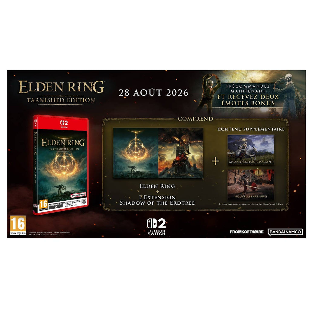 Bandai Namco Elden Ring Tarnished Edition Switch 2