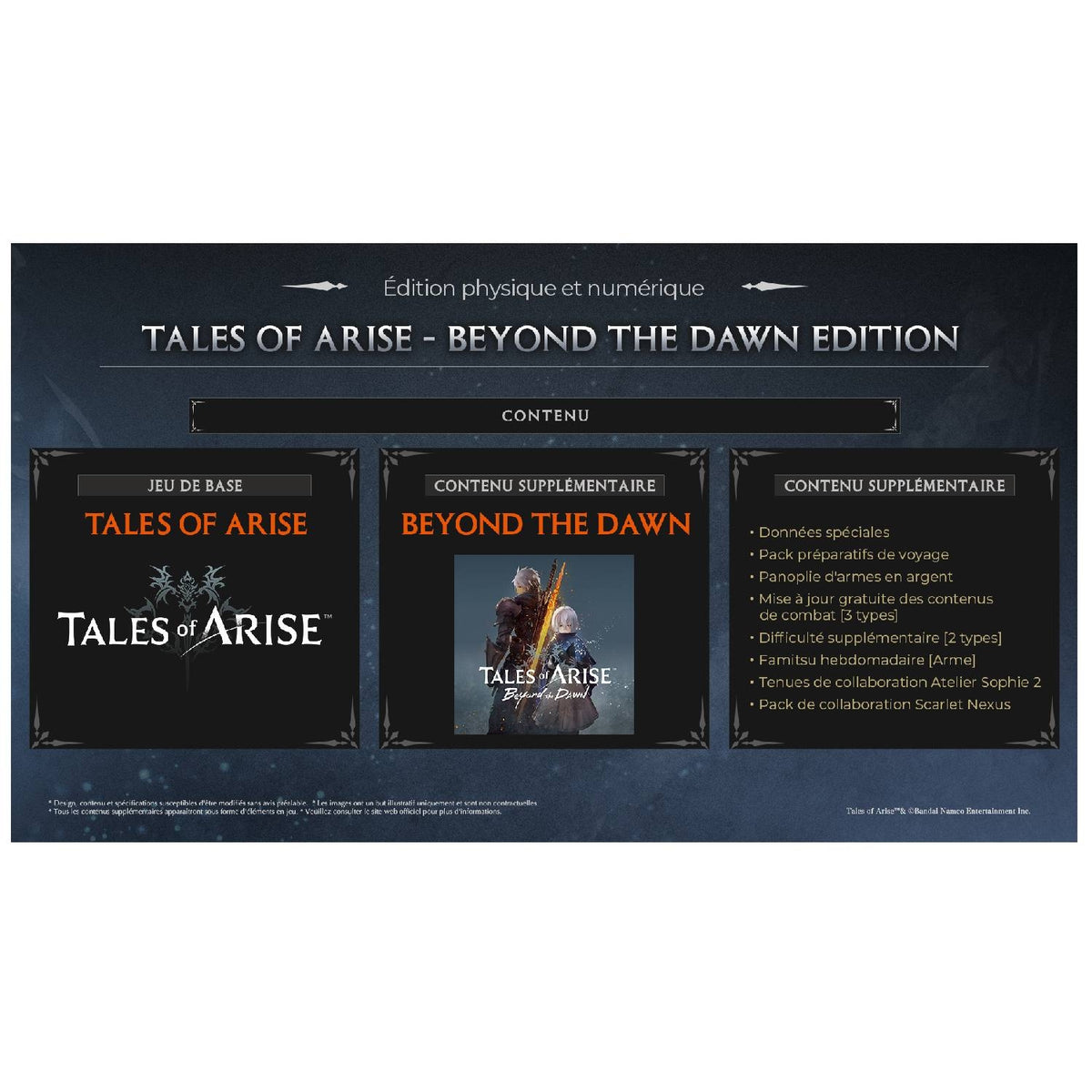 Bandai Namco Tales of ARISE - Beyond the Dawn Edition Switch 2