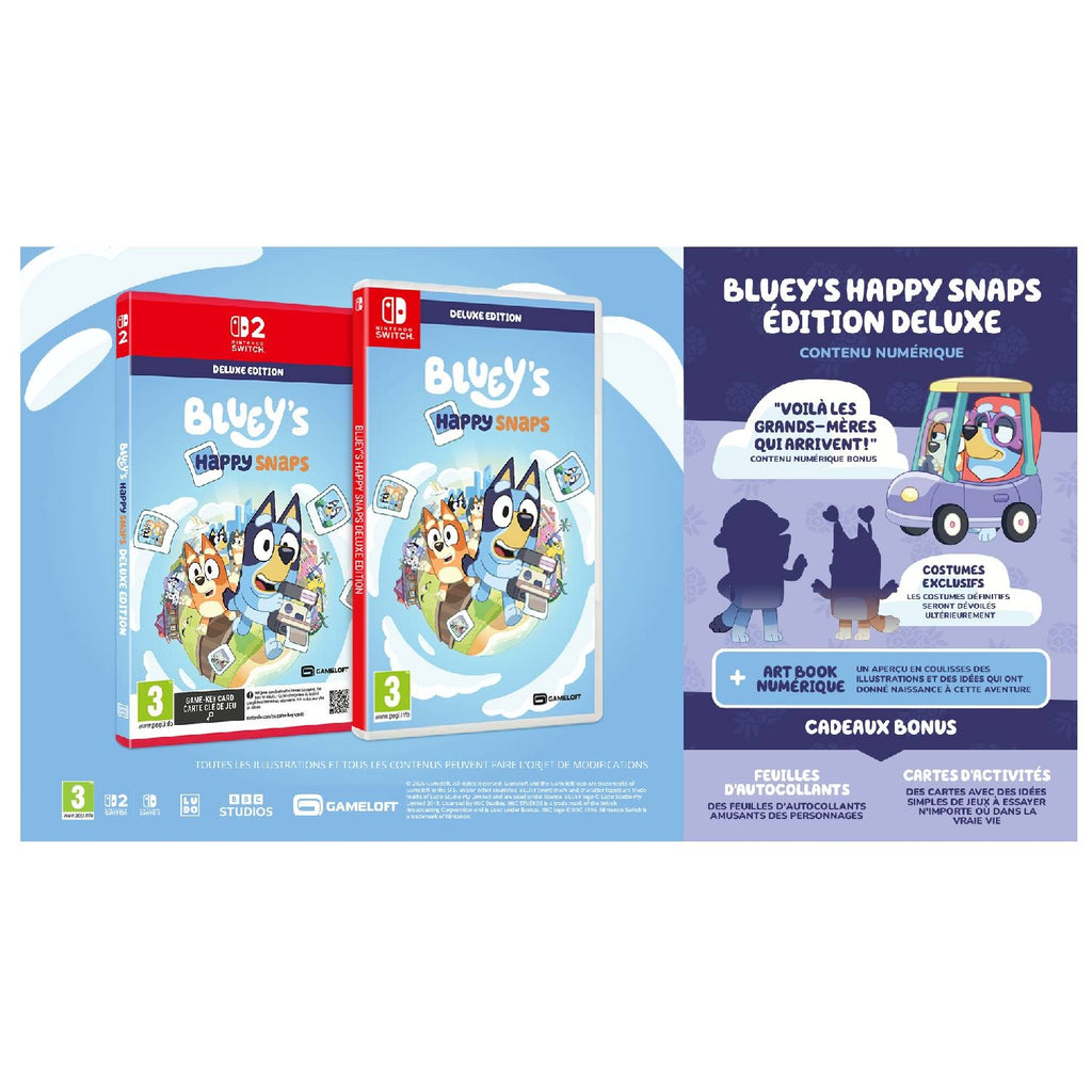 Gameloft Bluey's Happy Snaps : Day One Deluxe Edition Switch 2