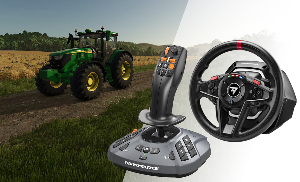 Thrustmaster T128 SimTask Farming Pack Noir USB Volant + pédales + levier de vitesse Analogique/Numérique PC, PlayStation 4, PlayStation 5 - vue 5