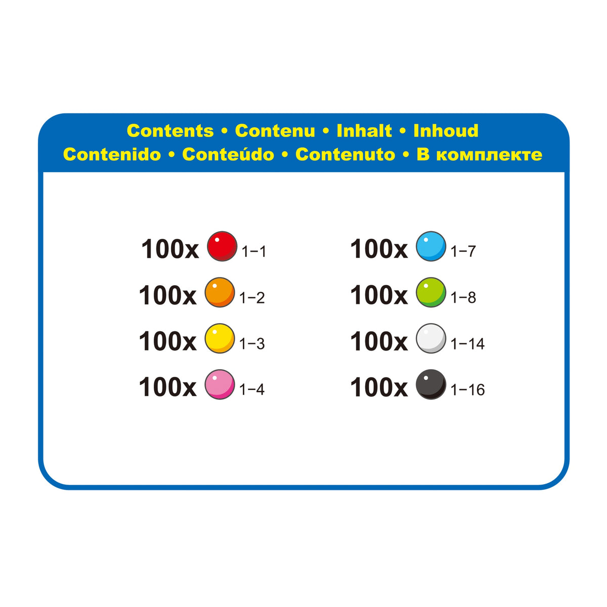 Aquabeads La recharge perles classiques