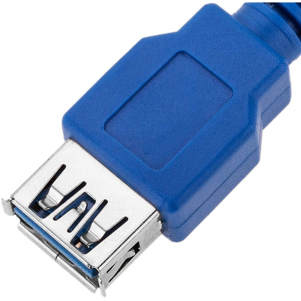 Câble Extension USB 3.2 Gen 1 (3.1 Gen 1) USB-A Mâle vers Femelle, 3m, 5 Gbit/s, Bleu