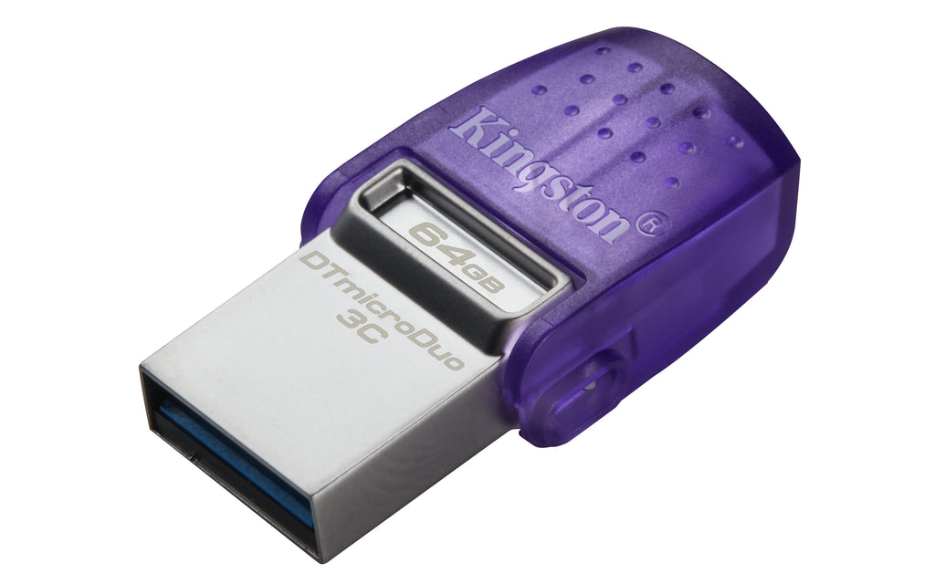 Kingston Technology DataTraveler microDuo 3C 64 Go, USB-A et USB-C, 200 Mo/s