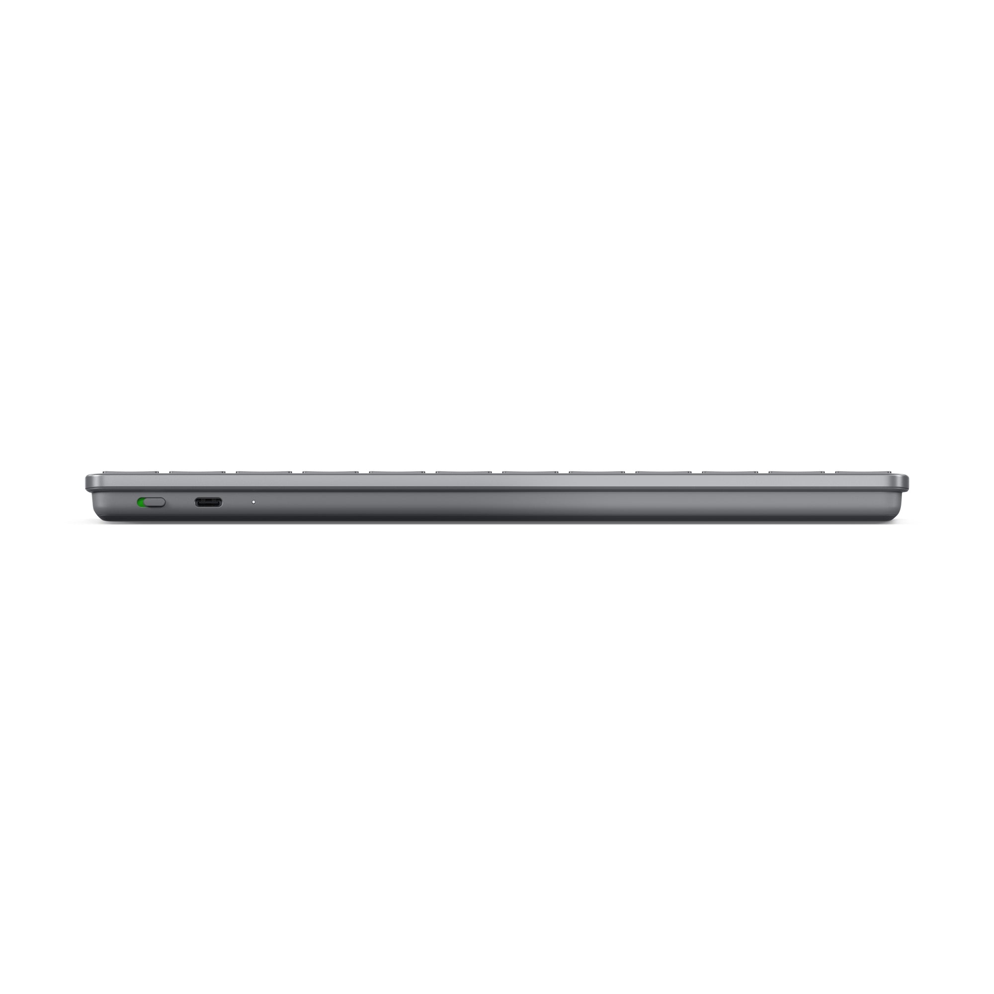 Lenovo ZG38C05820 clavier Universel USB + Bluetooth QWERTY Anglais américain Gris