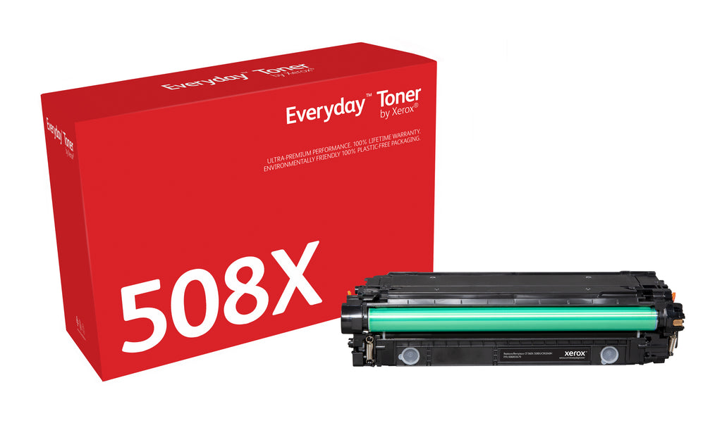 Toner Everyday™ Noir de Xerox compatible avec HP 508X (CF360X), Grande capacité