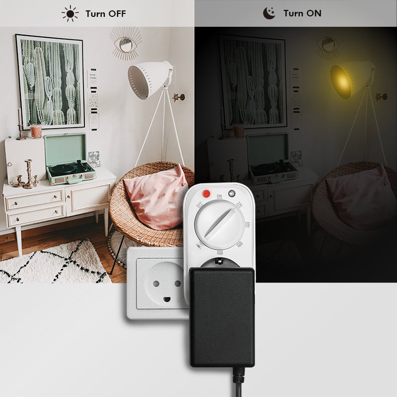 LogiLink ET0012 Minuteur Électrique Programmateur Journalier, Blanc