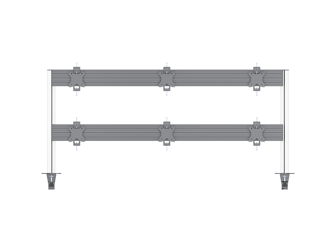 Multibrackets 5551 support d'écran plat pour bureau Noir, Argent