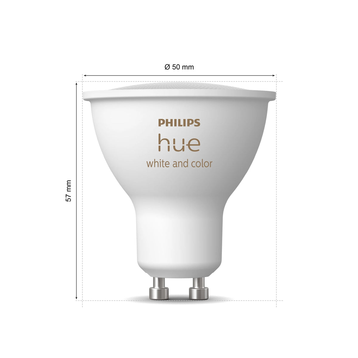 Philips Hue White and Color Ambiance Kit de Démarrage, 3 Ampoules GU10, Dimmer Switch et Hue Bridge Pro