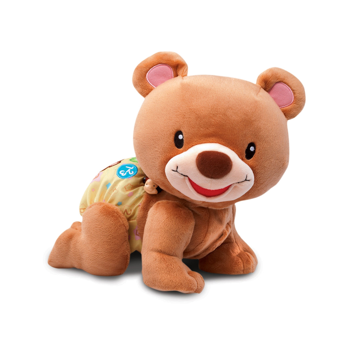 Vtech Peluche Ourson 1,2,3 suis-moi marron