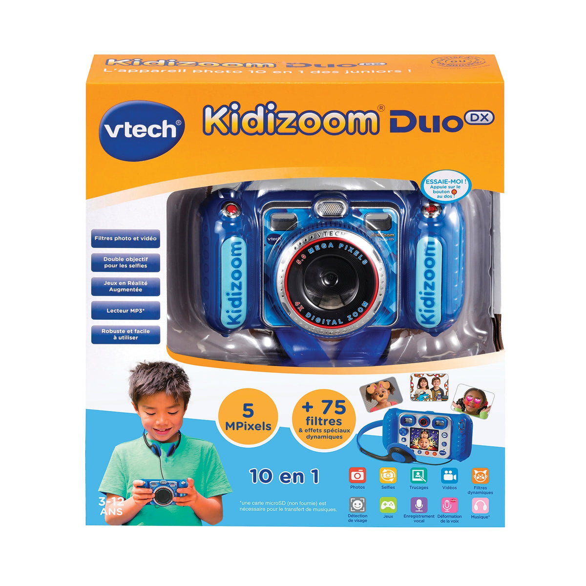 Vtech Appareil photo Kidizoom duo DX bleu