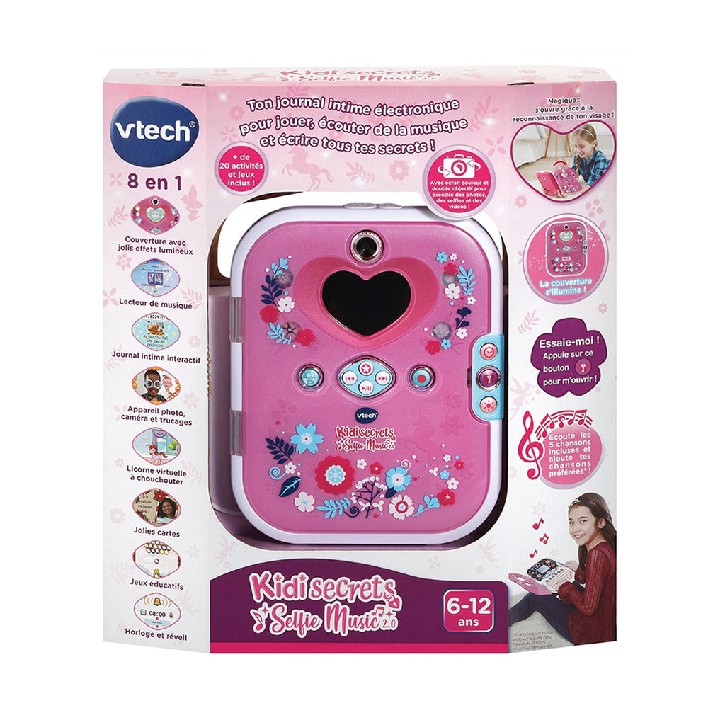 Vtech Journal Intime Électronique Kidi Secrets Selfie Music 2.0 8 en 1