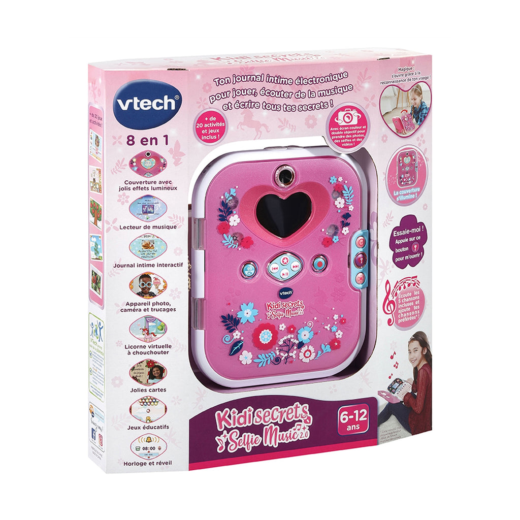 Vtech Journal Intime Électronique Kidi Secrets Selfie Music 2.0 8 en 1