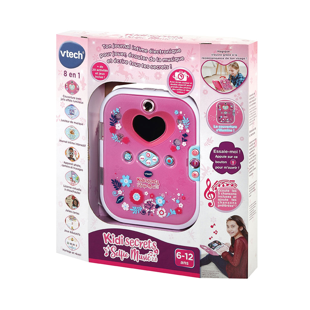 Vtech Journal Intime Électronique Kidi Secrets Selfie Music 2.0 8 en 1