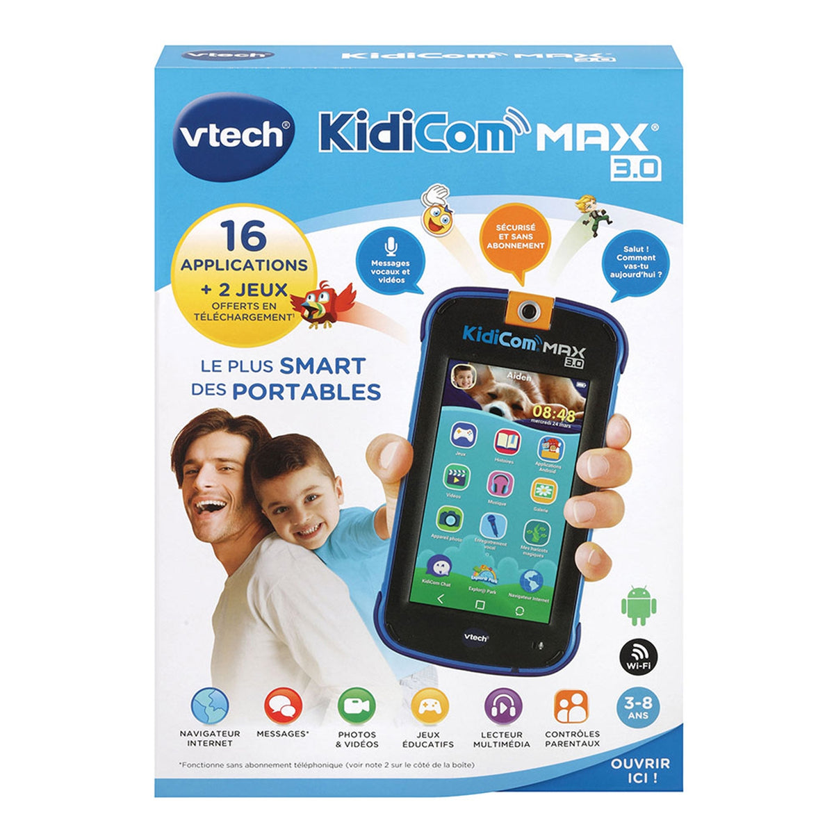 Vtech KidiCom MAX 3.0 bleu