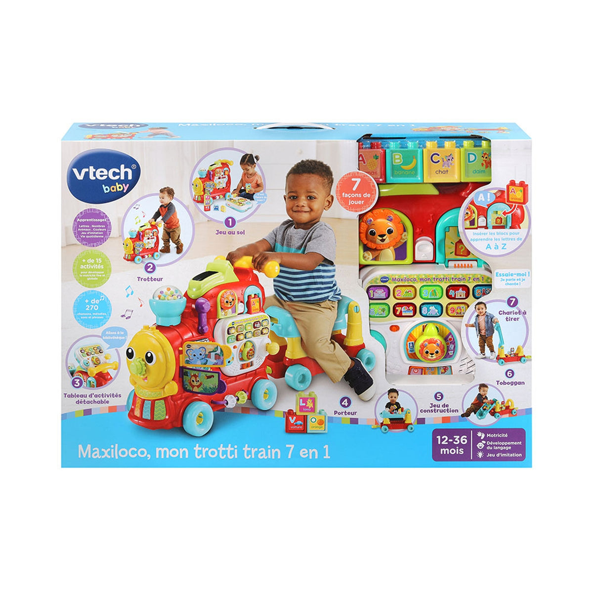 Vtech Maxiloco - Mon trotti train 7 en 1
