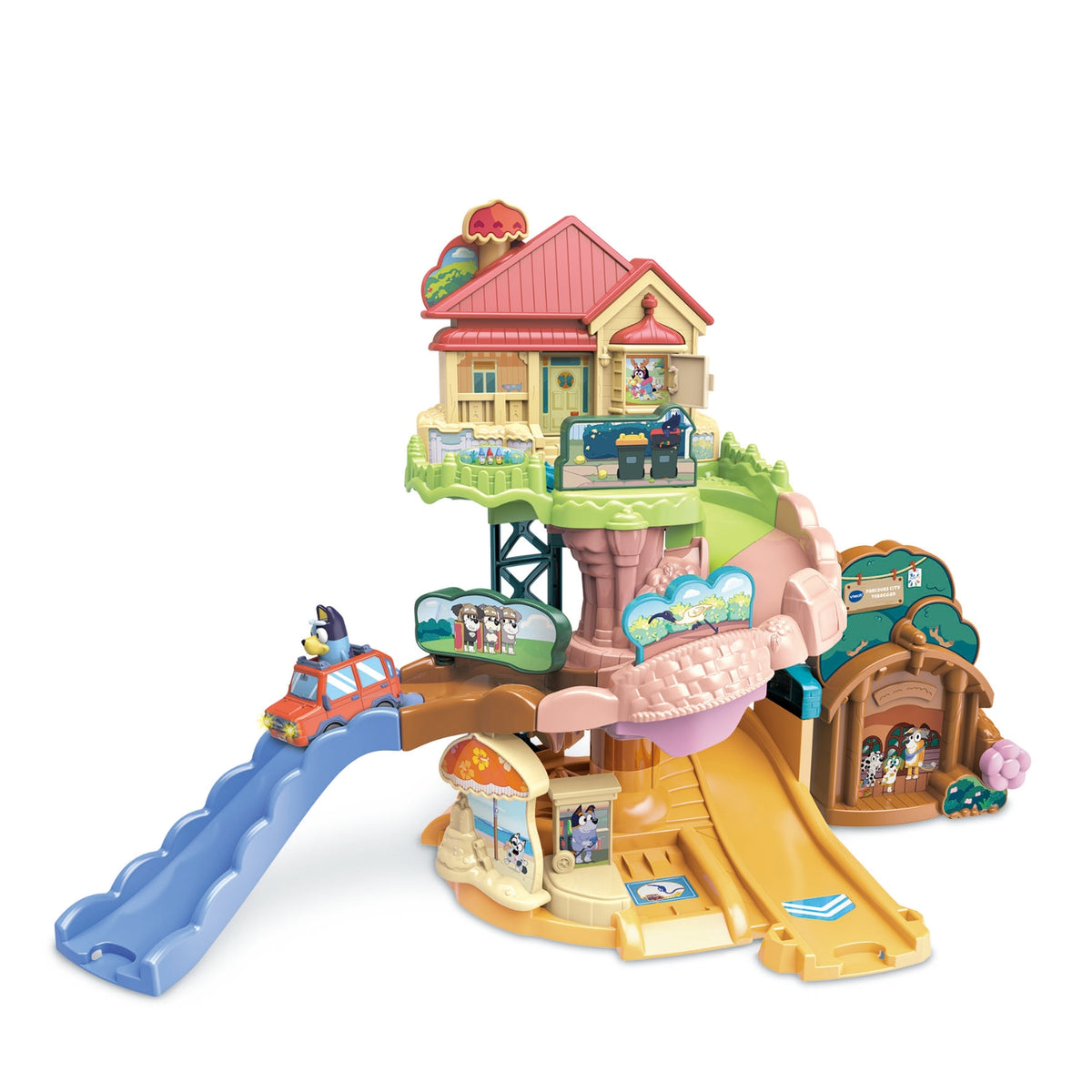 Vtech Jouet Maison Bluey Tut Tut Bolides