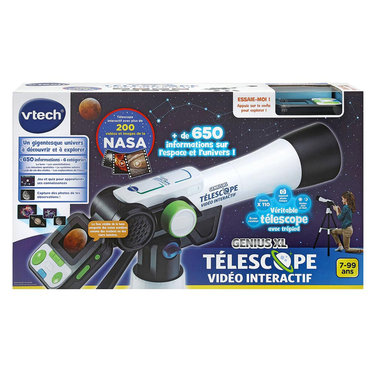 Vtech Télescope vidéo intéractif Genius XL