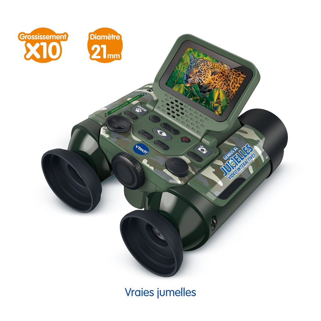 Vtech Genius XL - Jumelles vidéo interactives (camouflage)