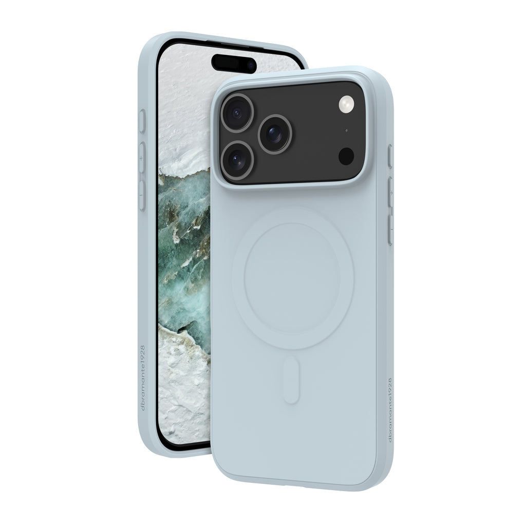 dbramante1928 Greenland Pro MS Coque de Protection Housse pour iPhone 17 Pro Max, Bleu