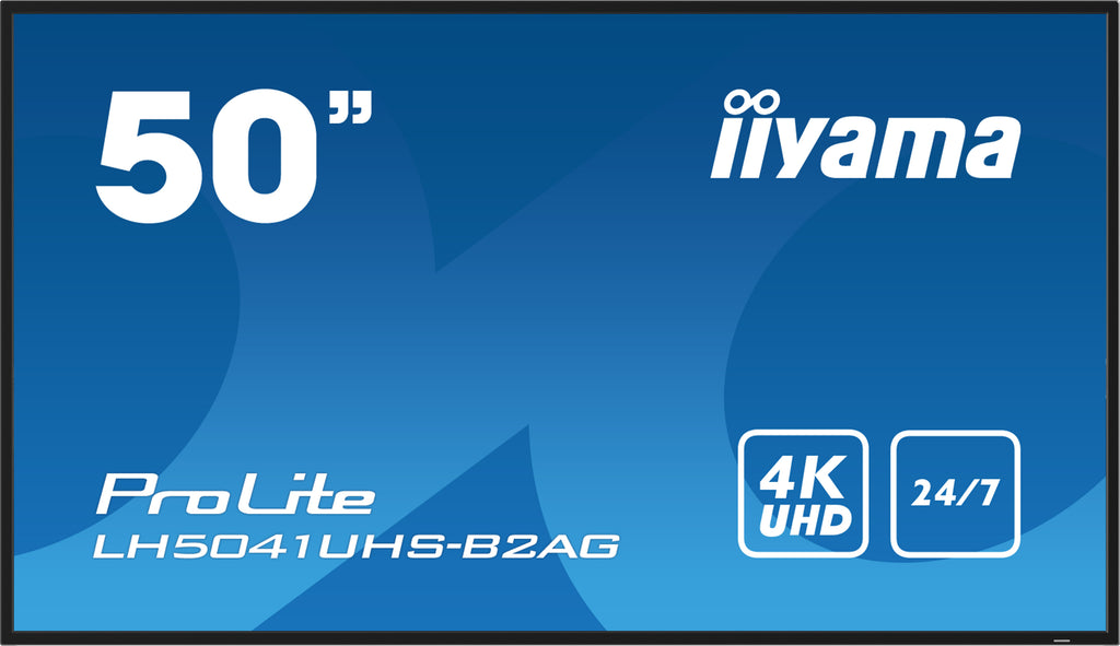 iiyama LH5041UHS-B2AG Écran d'affichage dynamique Écran plat de signalisation numérique 127 cm (50") LCD 500 cd/m² 4K Ul