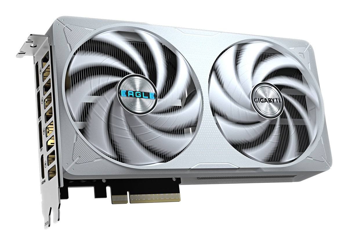 GIGABYTE GeForce RTX 5060 Ti EAGLE OC ICE 8G Carte Graphique – 8 Go GDDR7, 128 bits, PCI-E 5.0, 2617 MHz Fréquence du processeur, 3 x DisplayPort, 1 x HDMI, GV-N506TEAGLEOC ICE-8GD - vue 3