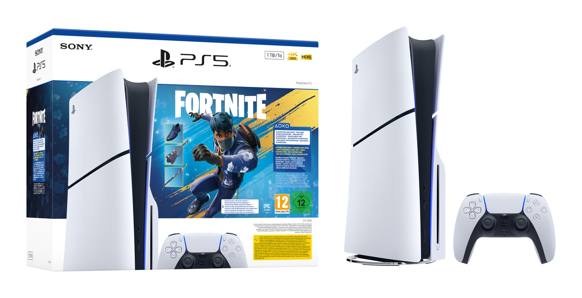 Sony PlayStation 5 - Fortnite Flowering Chaos Bundle 1,02 To Wi-Fi, Blanc