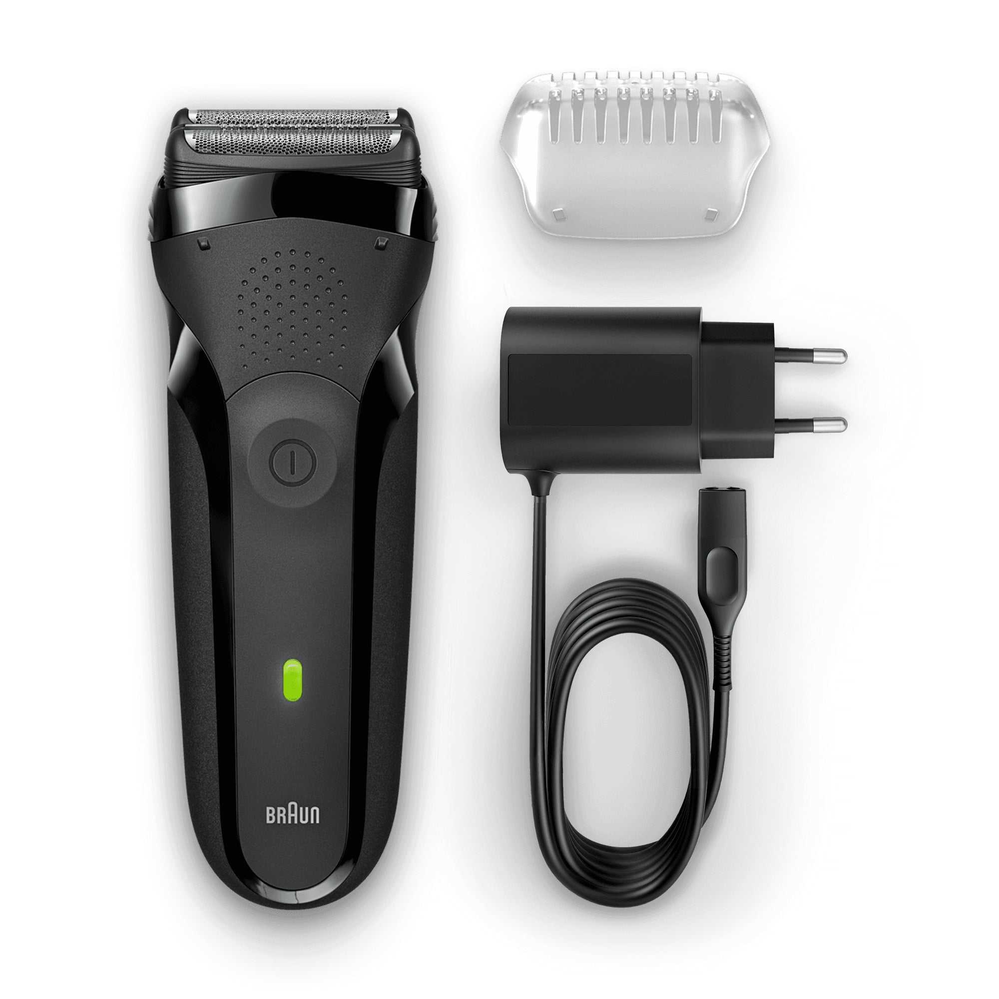 Braun Series 3 300s Rasoir à grille Tondeuse Noir