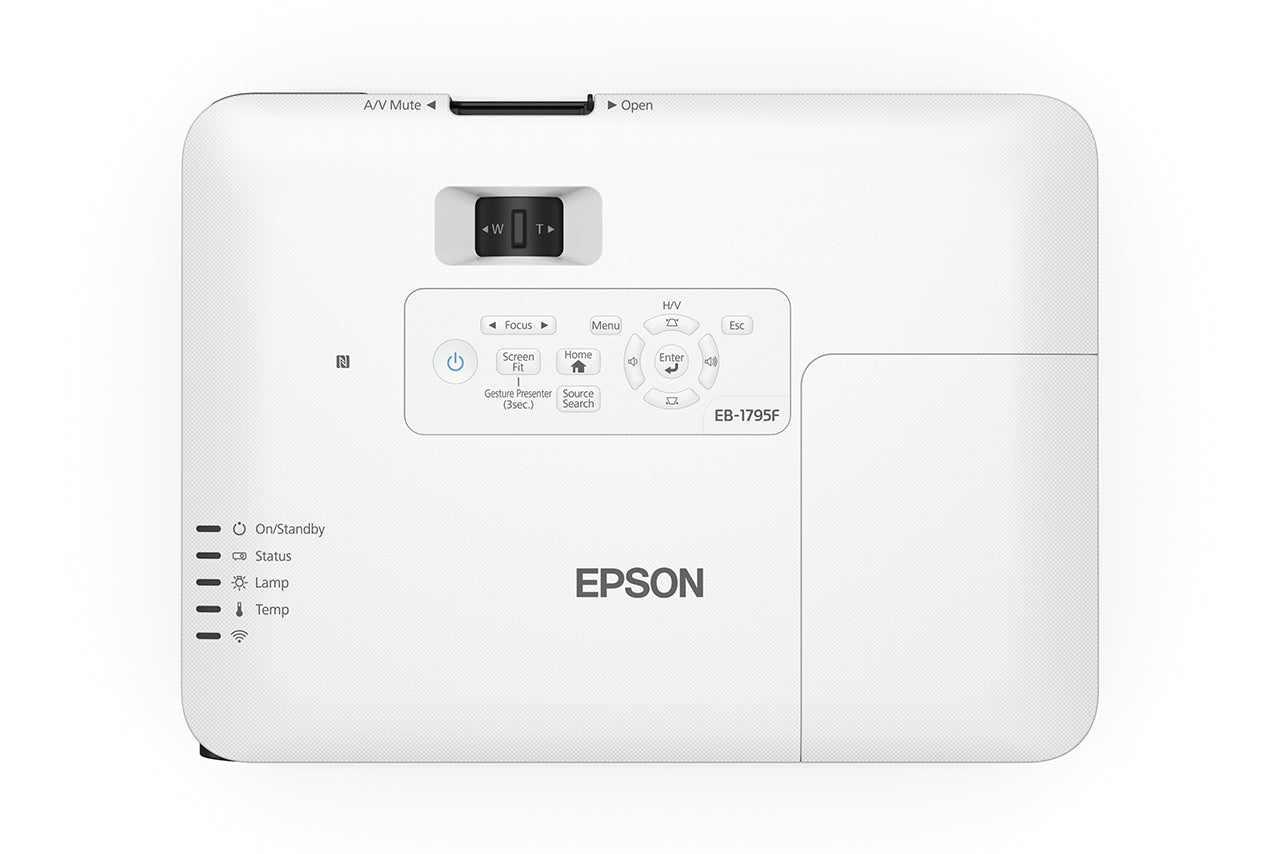 Epson EB-1795F Projecteur à focale courte 3200 ANSI lumens 3LCD 1080p (1920x1080) Blanc, Gris