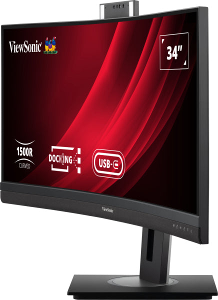 Viewsonic VG3457CV écran plat de PC 86,4 cm (34") 3440 x 1440 pixels UltraWide Quad HD LED Noir