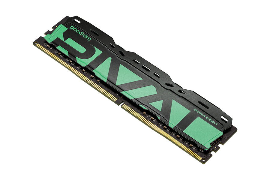 Goodram *DDR4 Rival Radiant 16GB (1*16)/3200 CL16 Green module de mémoire 16 Go 1 x 16 Go 3200 MT/s 288-pin DIMM