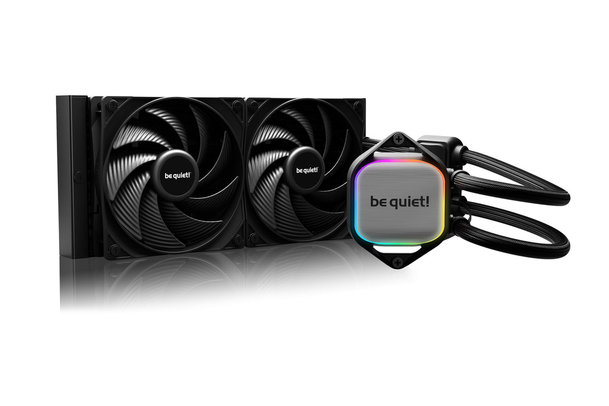 be quiet! Pure Loop 2 240 mm | Système de refroidissement liquide tout-en-un, 240 mm, noir, socket Intel et AMD
