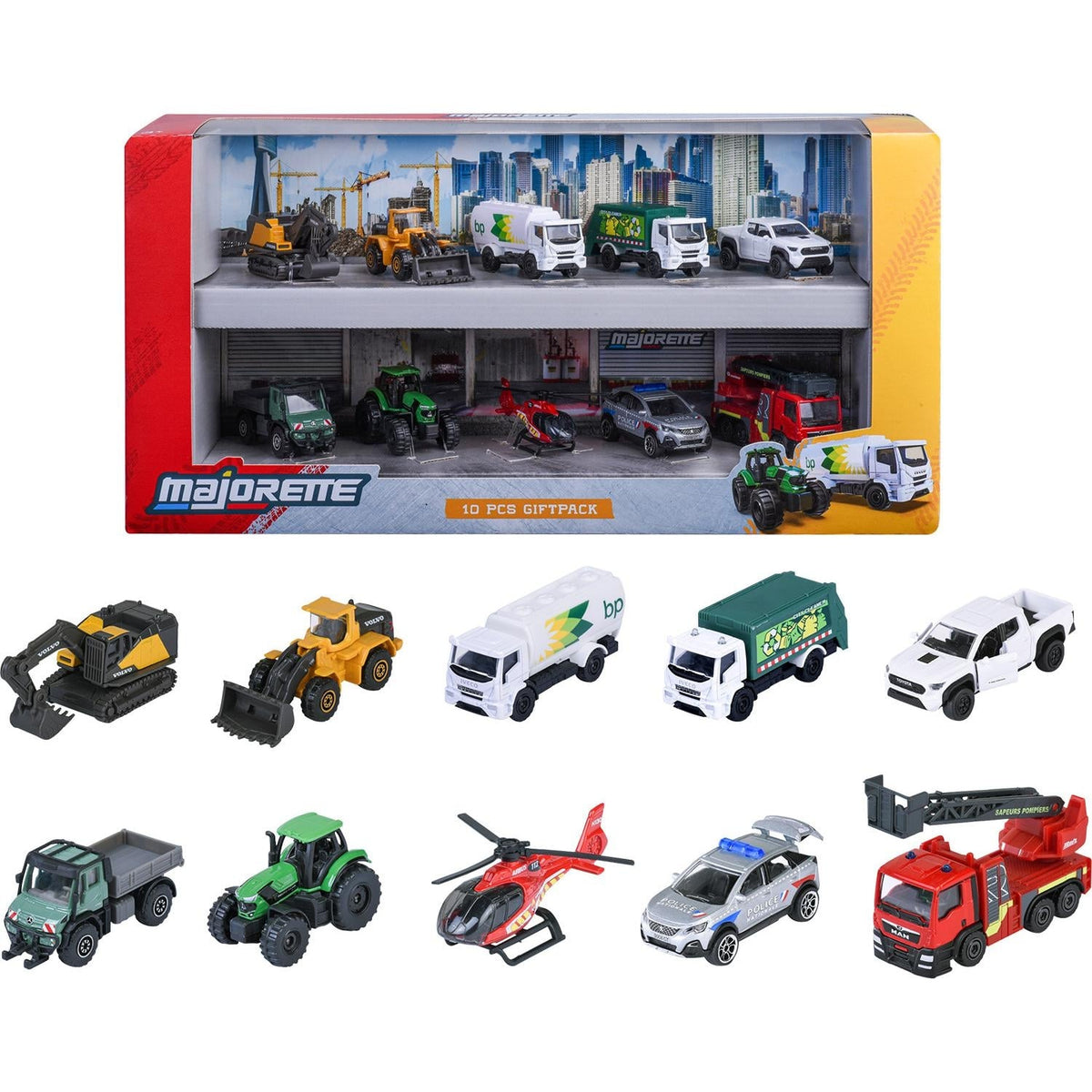 Smoby Majorette City 10 pièces Giftpack
