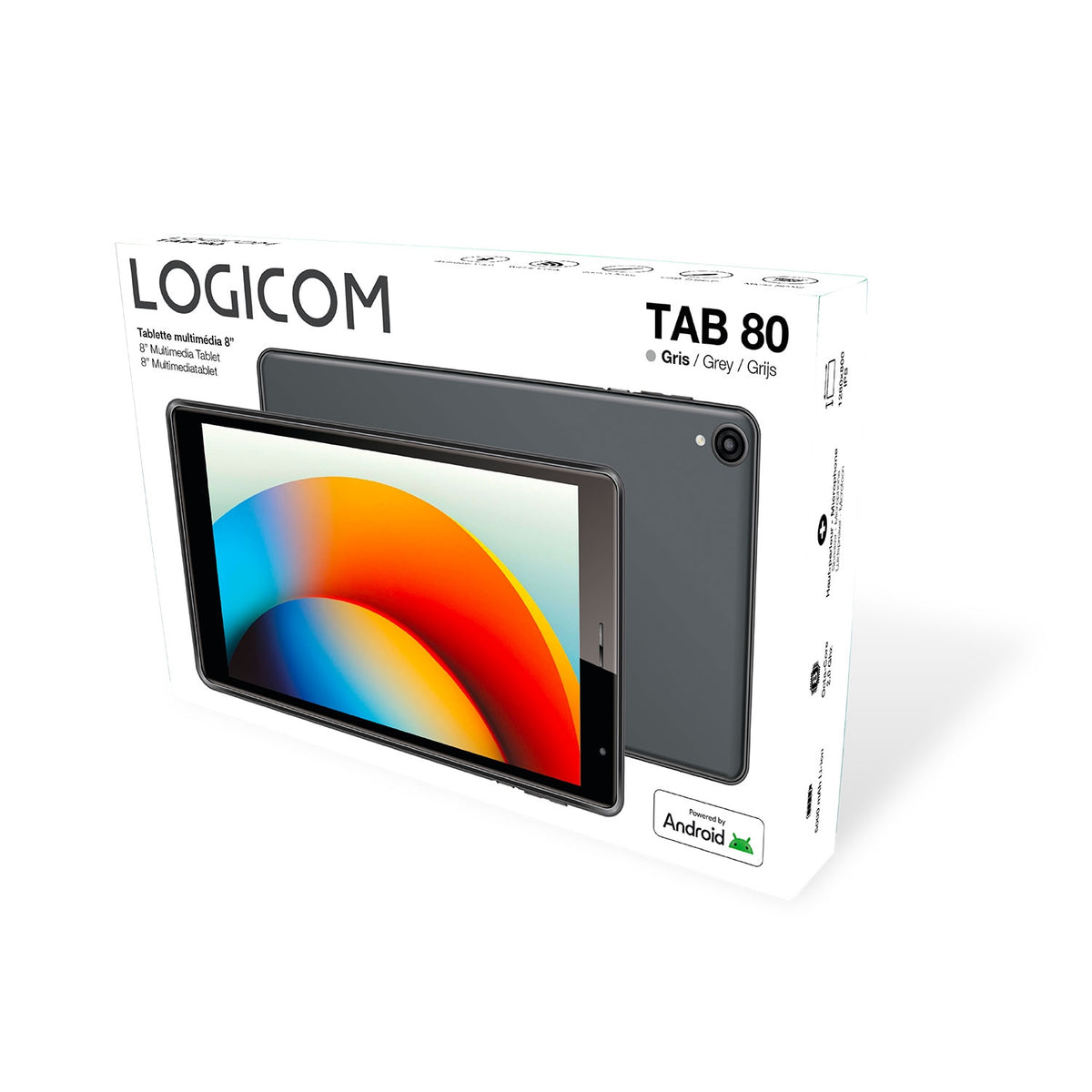 Logicom Tablette tactile Tab 80 8'' 64 Go