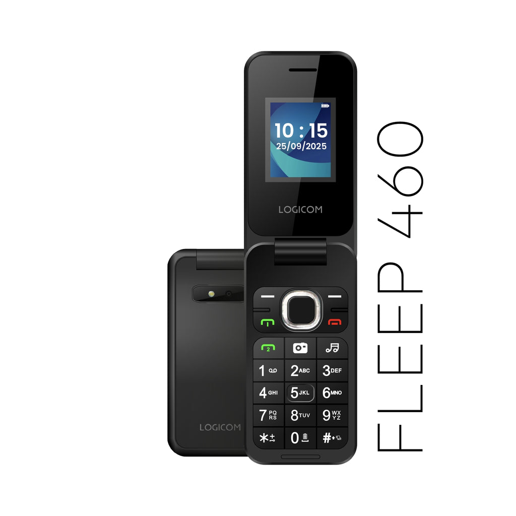 Logicom Téléphone portable Fleep 460 Noir