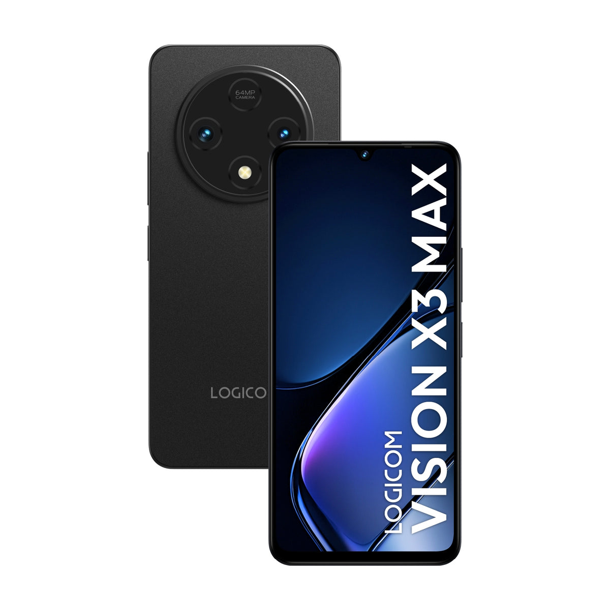 Logicom Smartphone Vision X3 Max 256 Go Noir