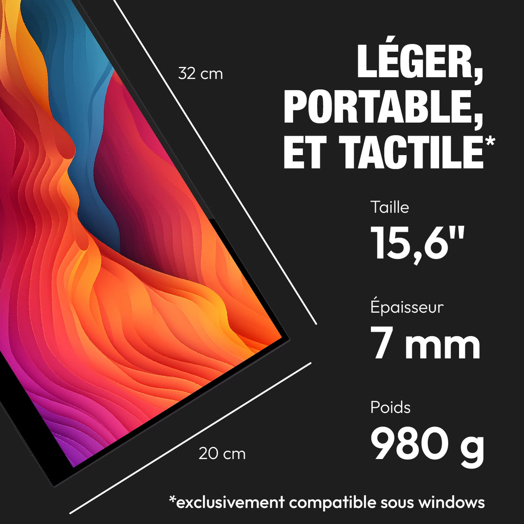 Logicom Ecran PC tactile 15,6'' Nomad Touch