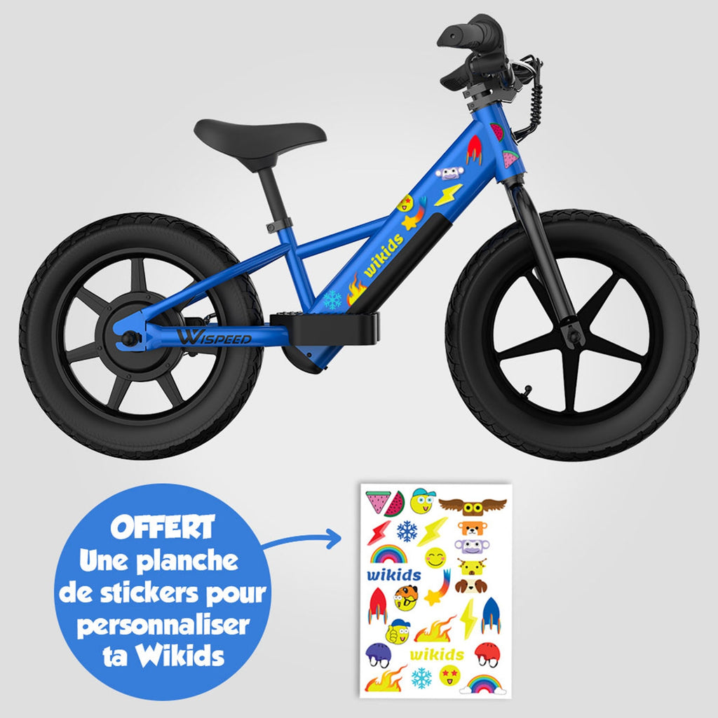 Wispeed Draisienne WIKIDS bleu 14P 100W