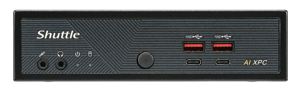 Shuttle Slim AI PC DN11H9 Intel Core Ultra 9 185H, Intel Arc Graphics, 4x 2.5 Gbit LAN, VESA