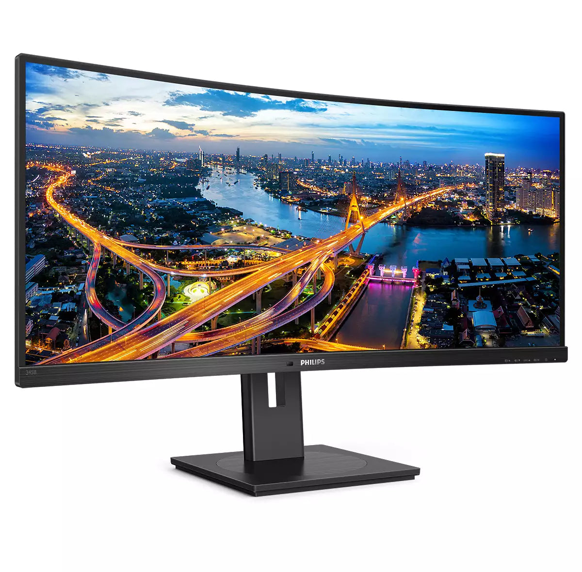 Philips B Line 345B1C/00 écran plat de PC 86,4 cm (34") 3440 x 1440 pixels Quad HD LCD Noir