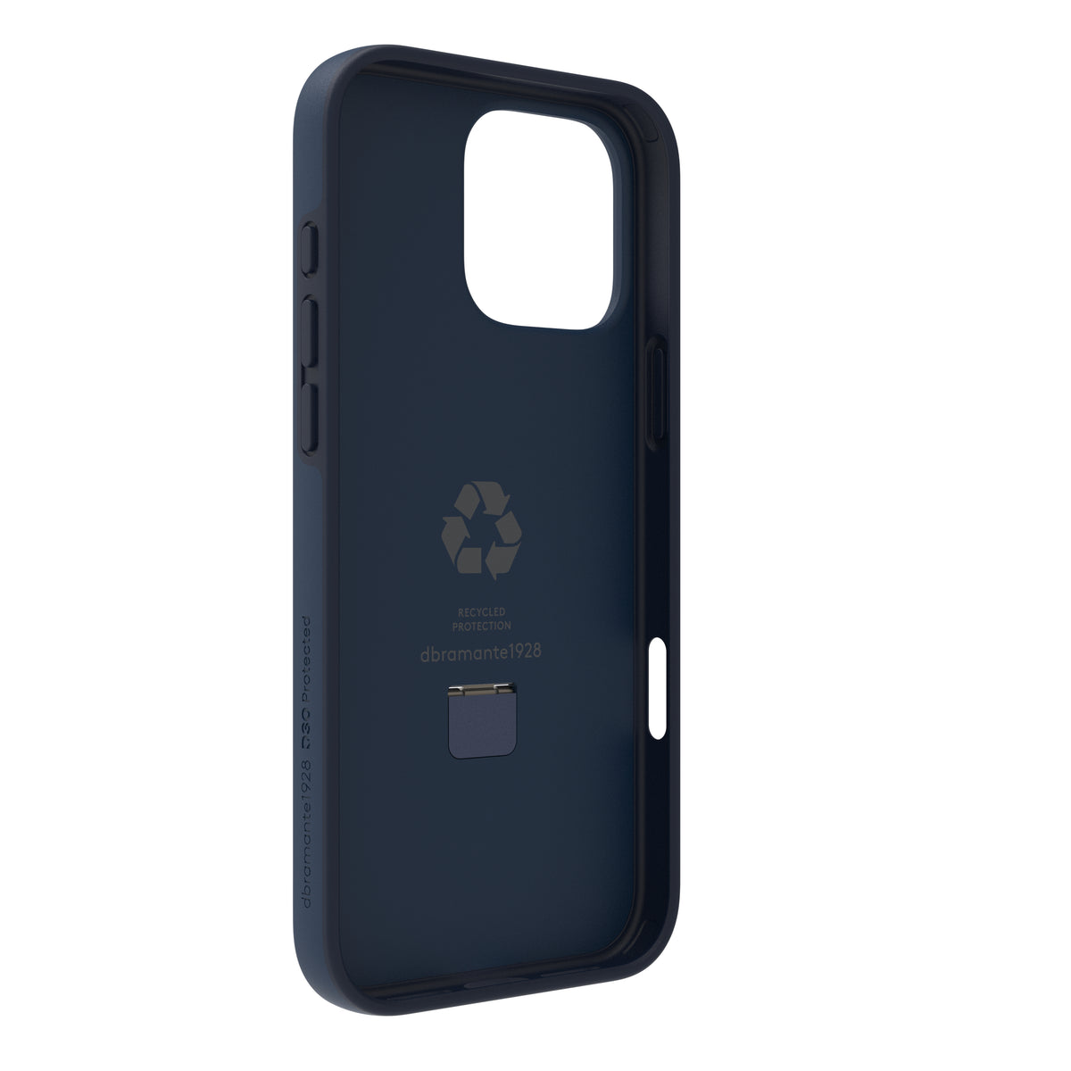 dbramante1928 Iceland Ultra D3O MS Kick Coque de Protection pour iPhone 16 Pro Max 6.9", Bleu