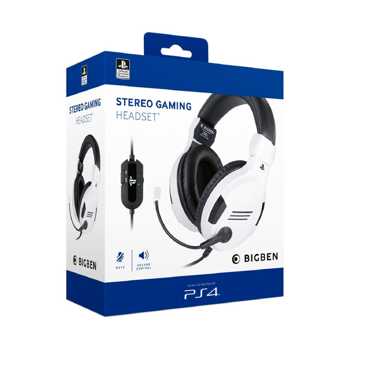 Bigben Casque gamer PS4 Stereo-Headset