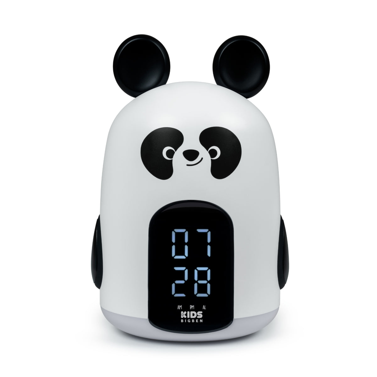 Bigben Réveil Veilleuse - Forme panda bao blanc et noir