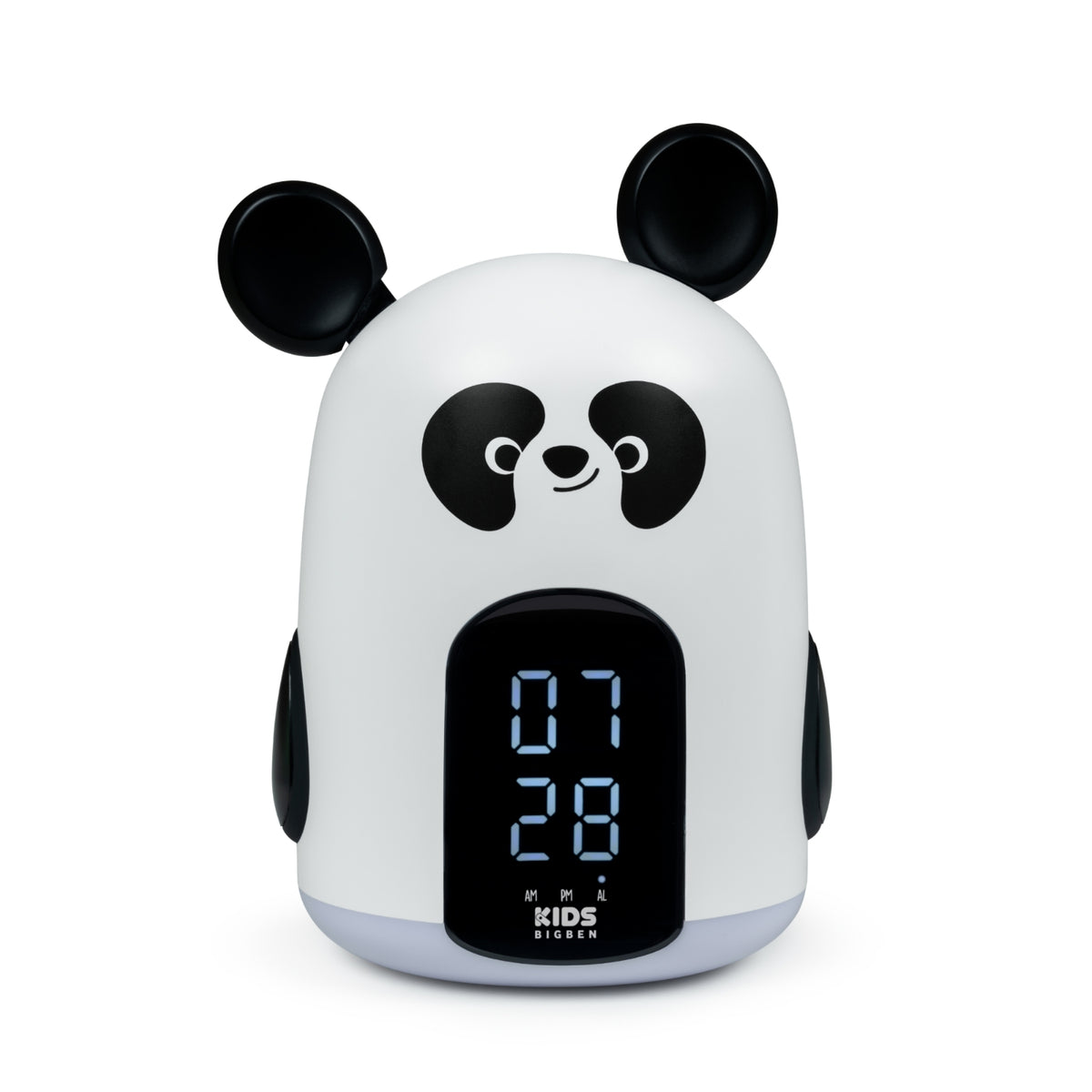 Bigben Réveil Veilleuse - Forme panda bao blanc et noir