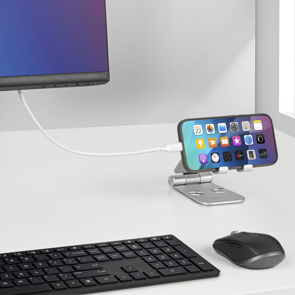 StarTech.com Câble USB-C vers DisplayPort 1.2 Bidirectionnel 4K 60Hz 2m Blanc