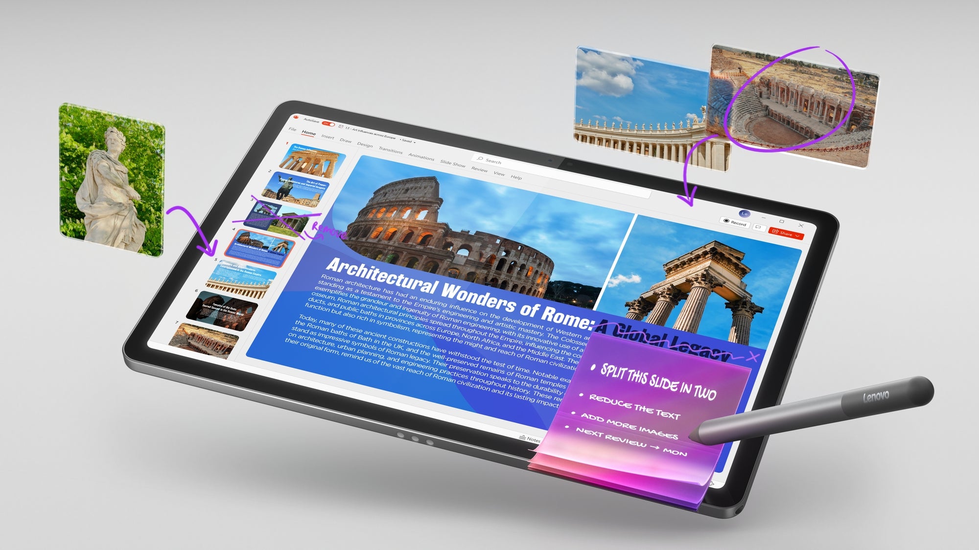 Lenovo Idea Tab 5G Mediatek 256 Go 27,9 cm (11") 8 Go Wi-Fi 5 (802.11ac) Android 15 Gris