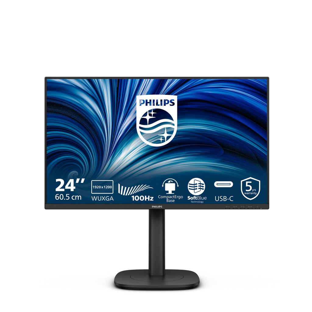 Philips 3000 series 24B2N3200D/00 Écran PC 24.1" WUXGA 1920 x 1200 LCD Noir