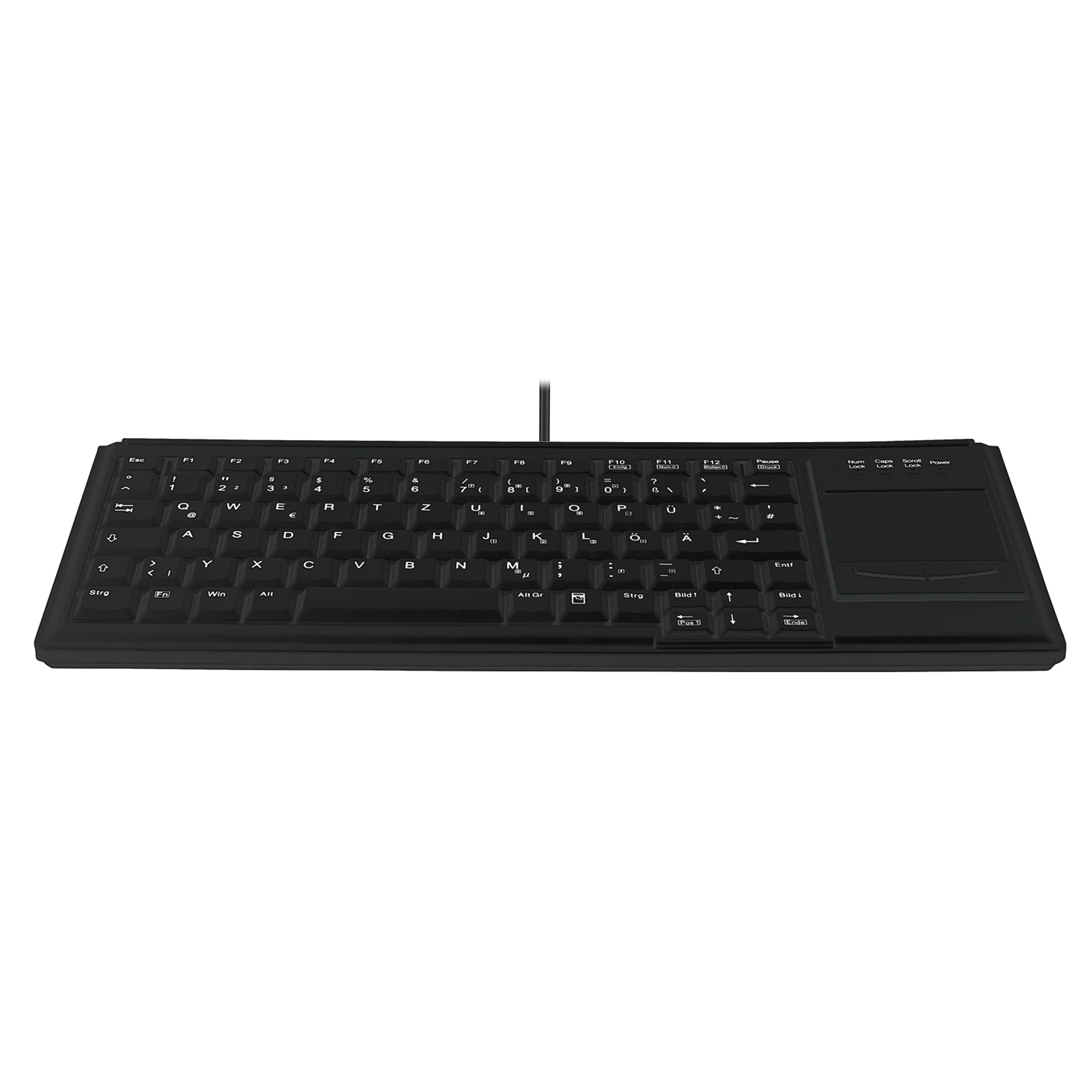 Contour Design Active Key AK-4400-GU clavier Industriel USB QWERTZ Allemand Noir